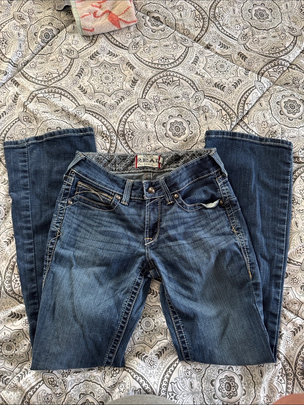 Ariat Women's Medium Dark Blue Boot Cut Jeans
